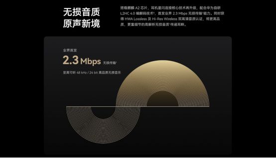 登场：业界唯一支持23Mbps无损传输旗舰级音质表现龙八国际娱乐网站华为FreeBuds Pro 4正式(图5)